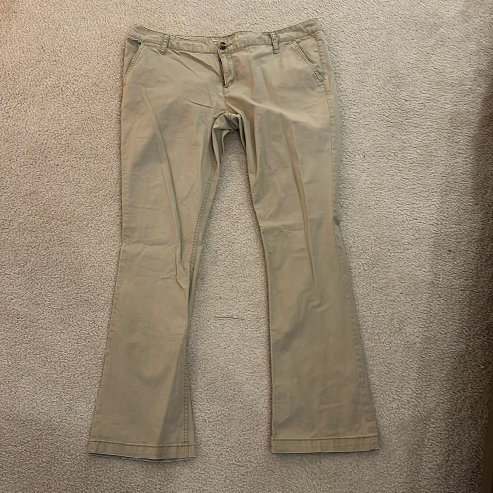 Slim bootcut pants